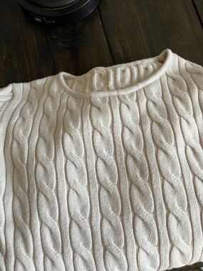 NWOT Claudia EV Luxe Cable Knit Long Maxi Dress Maison Lea Lou